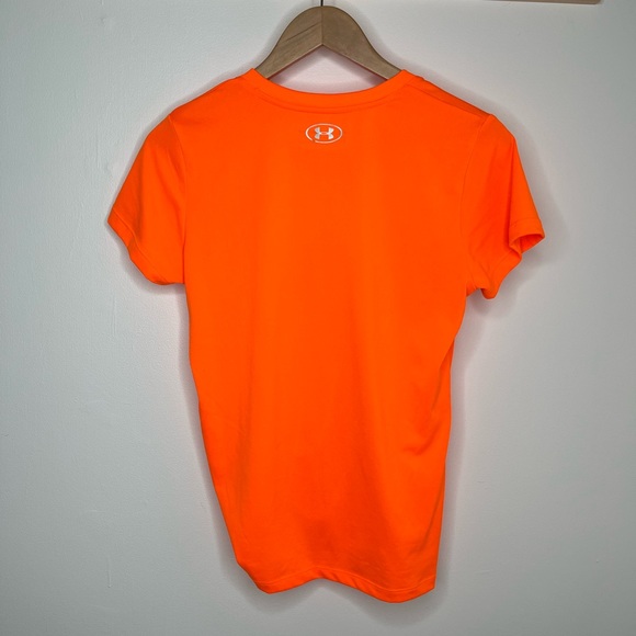 Bright Orange Under Armour Tee - Picture 2 of 3